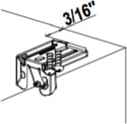 Step 1. Bracket Installation - Inside Mount