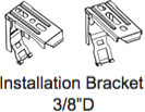 Cordless Installation Bracket 3/8"D