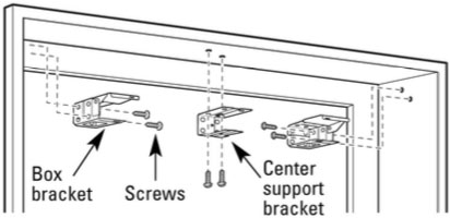 Bracket Installation - Inside Mount