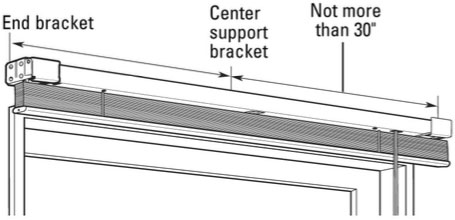 Mark the Bracket Locations - Outside Mount